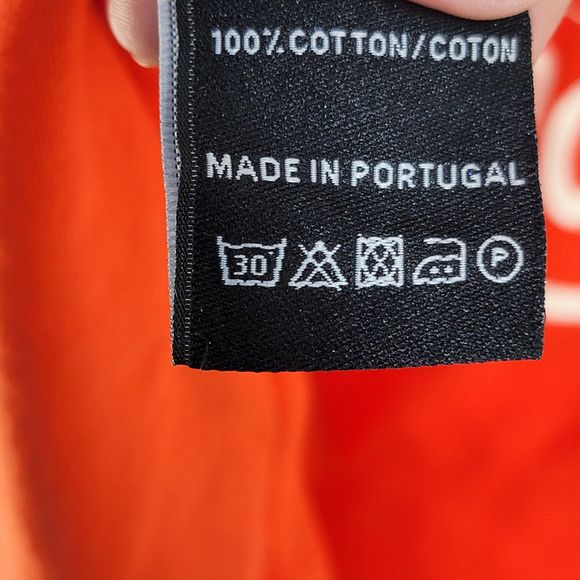 Vintage Printed Orange T-Shirt 100% Cotton Crew Neck (24/7 365 Days)Mens Large - Picture 4 of 7